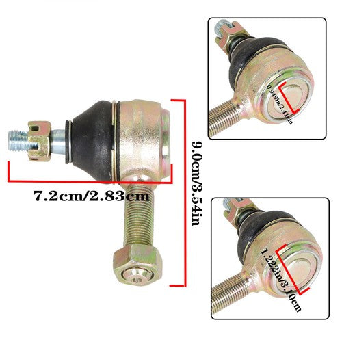 Solid Spare Steering Gear Box Drag Link Tie Rod End 84-08 Fits For Club Car DS Golf Cart