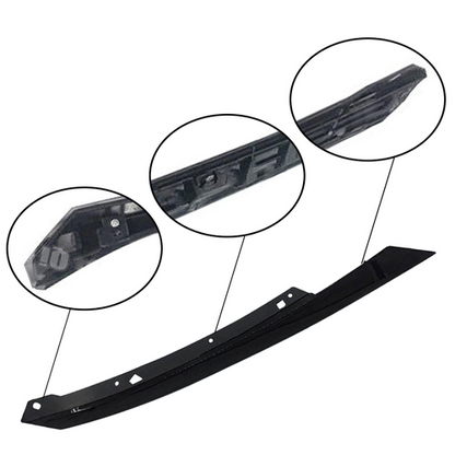 For 2016-2021 Honda Civic Passenger Side Black Headlight Eyelid Molding Trim