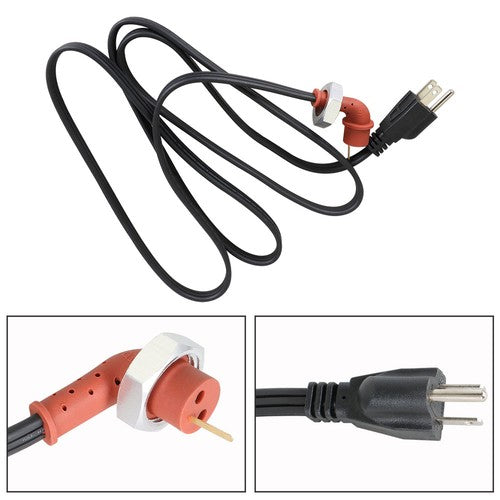 Solid Spare For 03-10 Ford 6.4L Powerstroke Diesel Engine Block Heater Element & Cord Cable