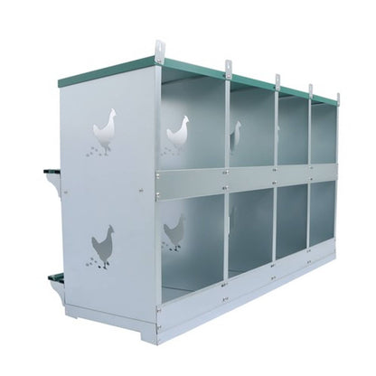 Solid Spare For Chicken Laying Eggs Hens Chicken Coop Box 8 Hole Chicken Nesting Boxes