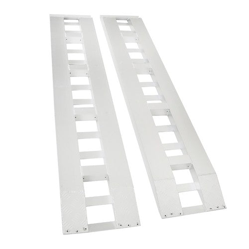 Solid Spare 80"×15" Ramps 6000 LBS 2Pcs Hook end knife Aluminum For Truck Car Auto Trailer