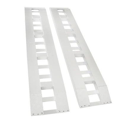 Solid Spare 80"×15" Ramps 6000 LBS 2Pcs Hook end knife Aluminum For Truck Car Auto Trailer