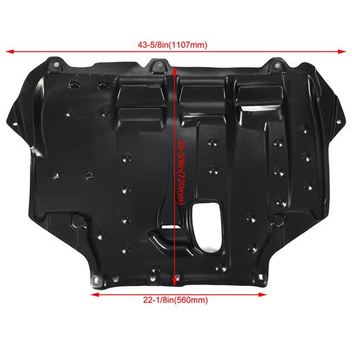 Solid Spare Engine Splash Shield For 12-18 Ford Focus 2.0L Engine Naturally Aspirated Center