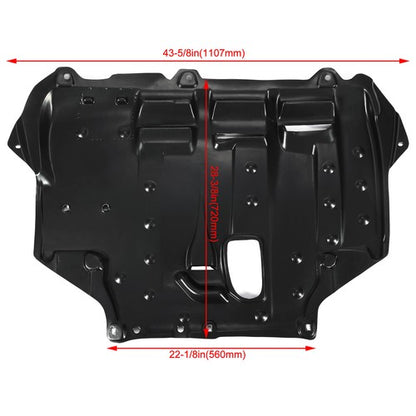 Solid Spare Engine Splash Shield For 12-18 Ford Focus 2.0L Engine Naturally Aspirated Center