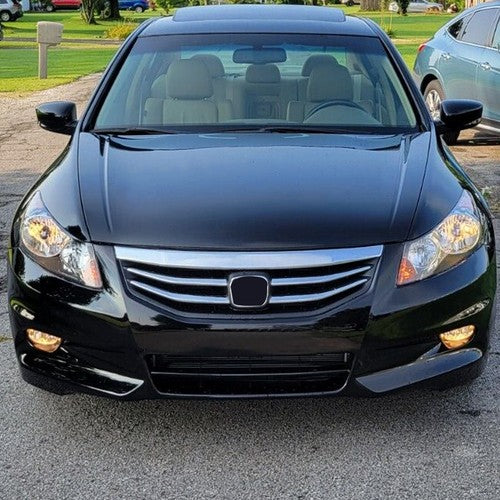 Solid Spare For 2011 2012 Honda Accord Chrome Radiator Bumper Grille Front Upper Grill