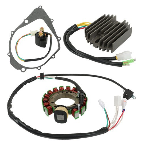 Solid Spare For Yamaha Warrior 350 YFM350X Magneto Stator Regulator Relay Gasket
