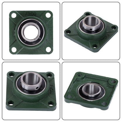 Solid Spare 10× UCF209-28 1-3/4" Bore Pillow Block Flange Bearing 4 Bolt Solid Base