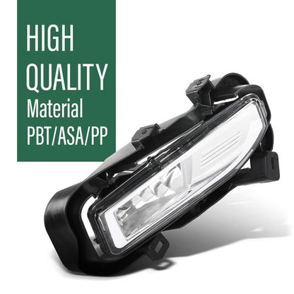 Solid Spare Fog Lights Driving Lamps w/ Wiring Fit For 17-19 Nissan Kicks Left+Right side