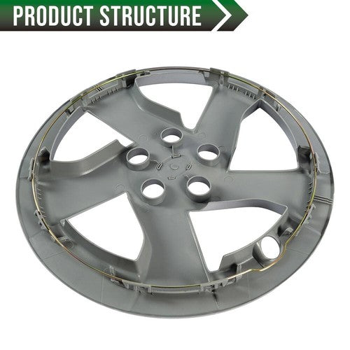 Solid Spare Fit For 2010-2015 Toyota Prius 15" Wheel Covers Hub Caps Full Rim Snap on Hubs