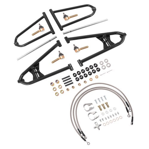 Solid Spare Powder Coated Front A Arms +2+1 For Raptor 700 700R 2006-2017 Brake Lines Clamps