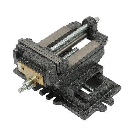 Solid Spare 5 Inch Cross Press Vise Slide Vice For Duty Sliding Drill Shop Grip Tools Heavy