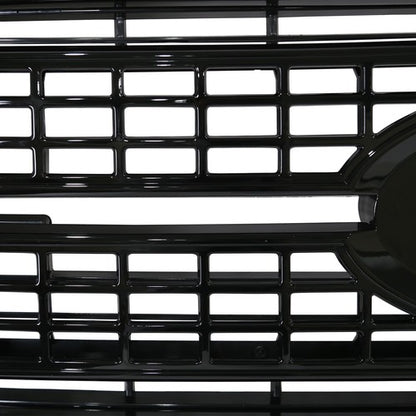 Platinum Front Upper Grille Gloss Black For Ford F250 F350 Super Duty 2017-2019