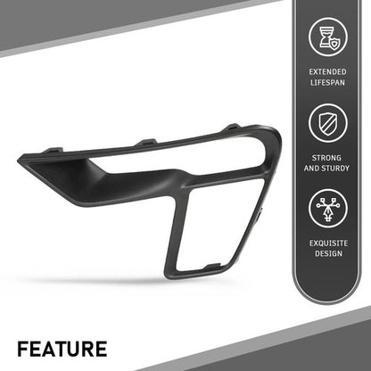 Solid Spare Front Bumper Fog Light Bezel Lamp Trim Left Side Fit For 18-19 Ford Explorer