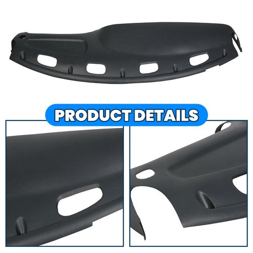 Solid Spare For 1998-02 Dodge Ram 1500/2500/3500 Pickup Dash Bezel&Dashboard Cover Overlay