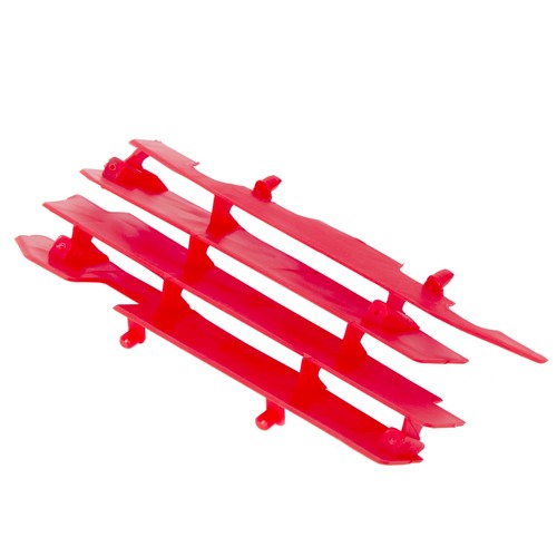 Solid Spare Left + Right Side Radiator Louvers Guards For Honda CR125R/CR250R 2000-2004