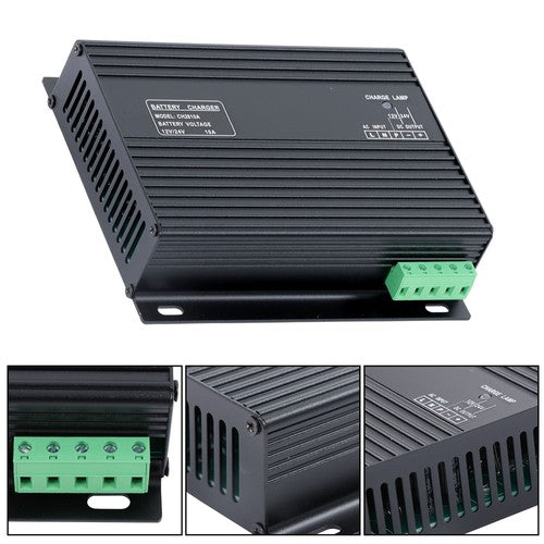Solid Spare CH2810 12V/24VDC 10A Generator Diesel Automatic Battery Charger Voltage New