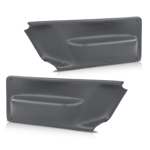 Solid Spare 2pcs Door Panel Insert Gray Fit For 2003-2010 Volkswagen New Beetle Convertible