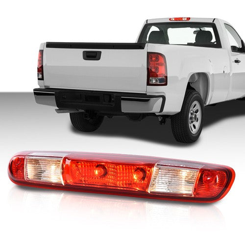 Solid Spare Fit For 07-14 Silverado Sierra High Mount 3rd Brake Light Cargo Combination Lamp