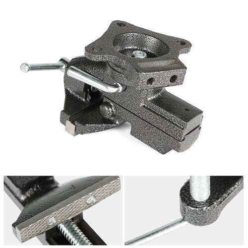 Solid Spare 3.3 Inch Quick Adjustment Home Vise Dual-purpose Combined Universal Bench Vise