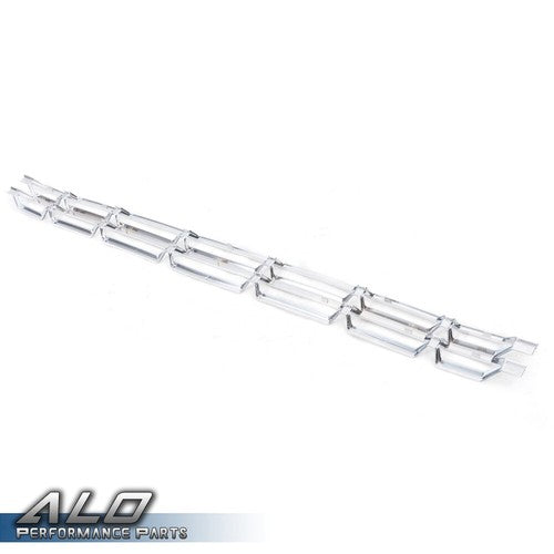 Solid Spare Fit For 16-18 Chevy Silverado 1500 Front Upper Grille Overlay Cover Insert