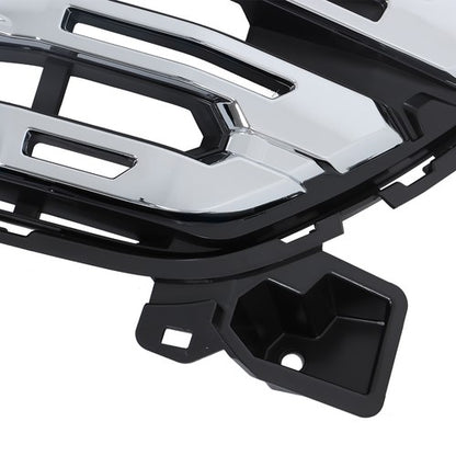 Solid Spare For GMC Sierra 1500 2022-2024 84878064 Front Upper Grille W/ Camera Hole Chrome