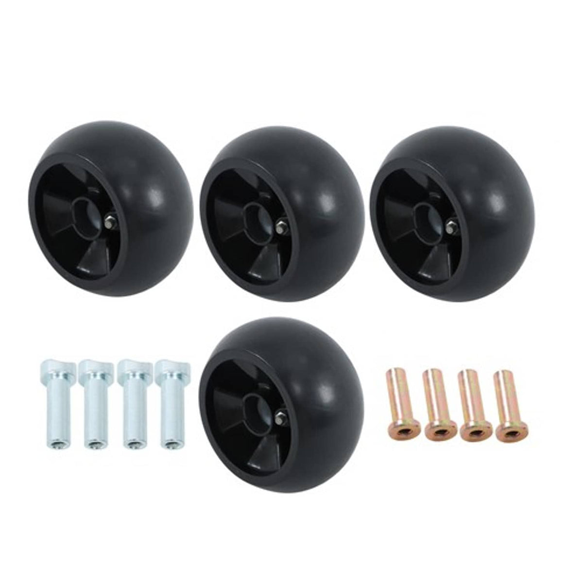 Solid Spare Deck Wheel Kit Fit for John Deere 48" 54" 60" 72" Deck Lawn Mowers AM125172