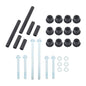 Solid Spare For Club Car Precedent Golf Cart 2004-Up Front Bushing Kit with Screws NEW
