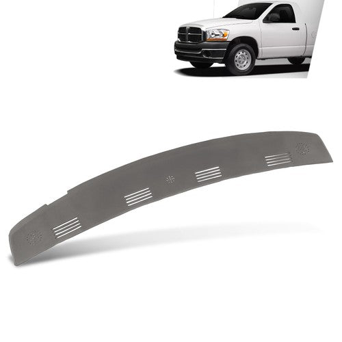 Solid Spare TPE Defrost Dash Vent Cover Cap Gray Fit For 02-05 Dodge Ram 1500 2500 3500
