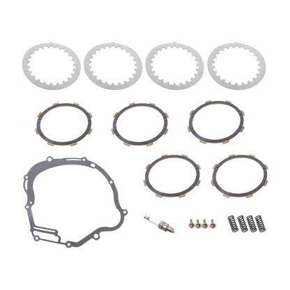 Solid Spare Clutch Friction Steel Plates Kit w/ Gasket Springs For Yamaha TTR125L 2000-2008