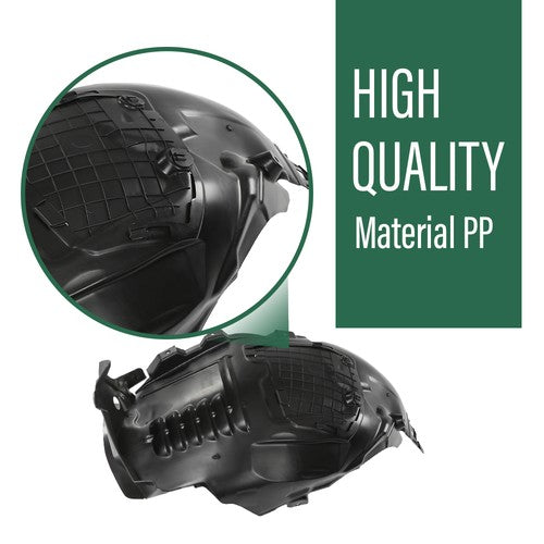 Solid Spare Fit For 2015-2021 Mercedes-Benz W205 C-Class Front Right Side Fender Liner