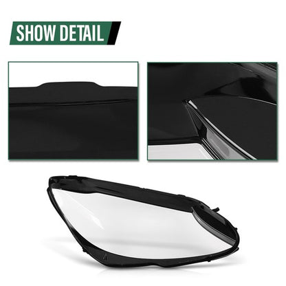 Solid Spare Headlight Replacement Lens Left Fit For 2019-2020 Mercedes-Benz C-Class W205