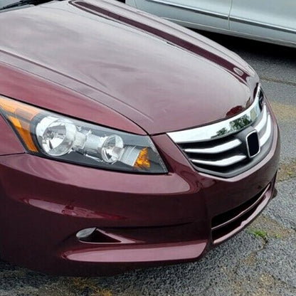 Solid Spare For 2011 2012 Honda Accord Chrome Radiator Bumper Grille Front Upper Grill