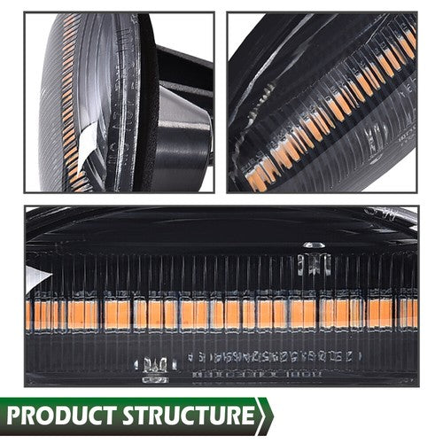 Solid Spare LED Side Marker Lights Lamps Smoked Fit For 2001-2014 Chevy Silverado GMC Sierra
