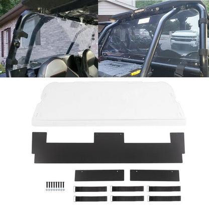 Solid Spare Rear Windshield Clear Window For 2014-23 Polaris RZR XP 1000 /16-22 RZR XP Turbo