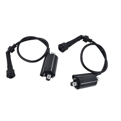 Solid Spare New For Kawasaki EX500 Ninja 500 500R 1987-2009 Set of 2 Ignition Coils
