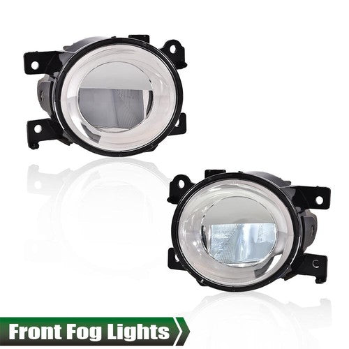 Solid Spare Fit For 2019-2021 Nissan Murano LED Fog Lights Driving Bumper Lamps Left+Right