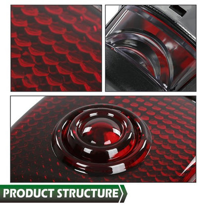 Solid Spare Fit For 1940-53 Chevy First Series Pickup Rear Tail Lamp Lights Right Left Side