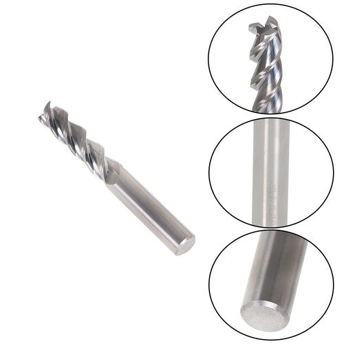 Solid Spare 1/2" Alu-Power 3 Flute Long Length Carbide End Mill For Aluminum USA