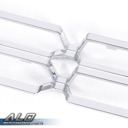 Solid Spare Fit For 16-18 Chevy Silverado 1500 Front Upper Grille Overlay Cover Insert