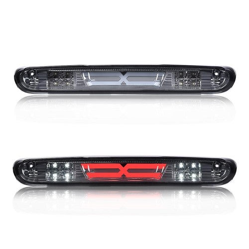 Solid Spare Fit For 07-14 Silverado Sierra LED 3rd Third Brake Light Cargo Lamp Smoke Lens