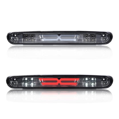 Solid Spare Fit For 07-14 Silverado Sierra LED 3rd Third Brake Light Cargo Lamp Smoke Lens