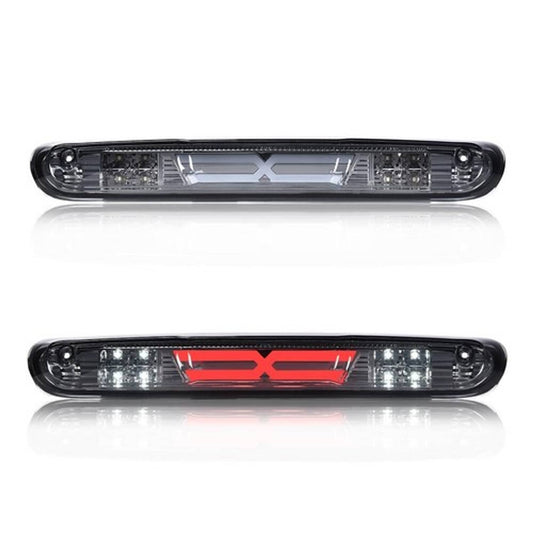 Solid Spare Fit For 07-14 Silverado Sierra LED 3rd Third Brake Light Cargo Lamp Smoke Lens