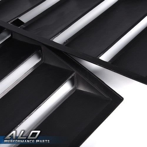 Solid Spare For Ford Mustang 2015-2021 Side Quarter Window Louvers Rear Sun Shade Cover
