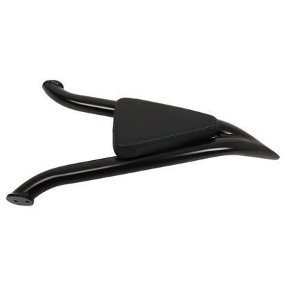 Solid Spare For CVO Road Glide Road King Street Glide Black 22 Inch Backrest Sissy Bar NEW