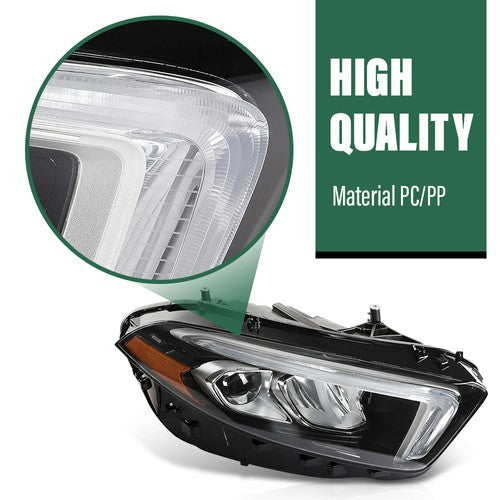 Solid Spare LED Headlight Fit For 2019-2022 Mercedes Benz W177 A Class Right Passenger Side