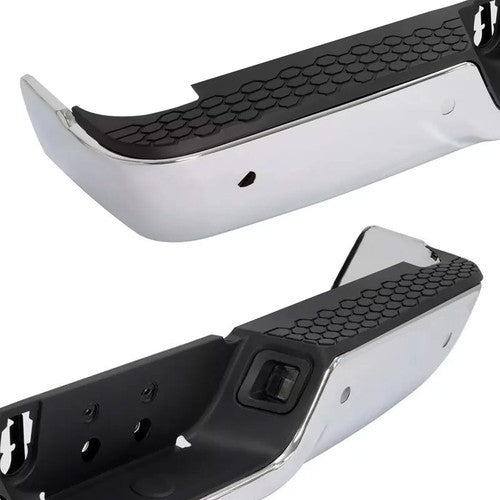 Solid Spare Chrome Rear Bumper Assembly For Ram 2500 3500 2013-2018 With Sensor Holes