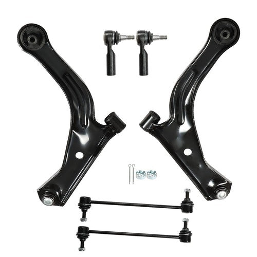 Solid Spare Fit For Escape Mariner Tribute Front Control Arm Ball Joint Outer Tie Rod Kit 6x