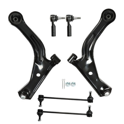 Solid Spare Fit For Escape Mariner Tribute Front Control Arm Ball Joint Outer Tie Rod Kit 6x
