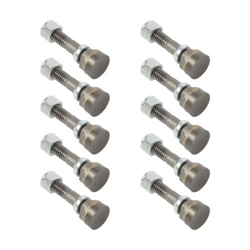 Solid Spare 10 Pack Compatible with 500 11/16" Stump Grinder Teeth For Stump Removal