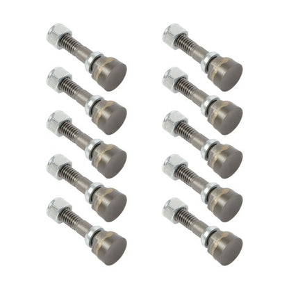 Solid Spare 10 Pack Compatible with 500 11/16" Stump Grinder Teeth For Stump Removal